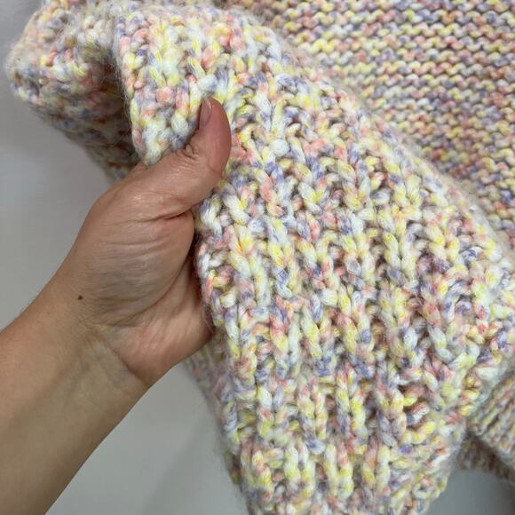 Universal Thread Multicolor Knit Sweater Cozy Pastel Pullover Size M - Picture 8 of 8